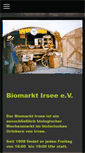 Mobile Screenshot of biomarkt-irsee.de